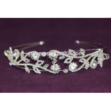 2015 Hochzeits-Haar-Schmucksache-Kopfbedeckung Kristall-Tiara
